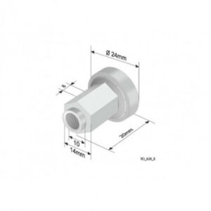 РОЛИК СДВИЖНОЙ КРЫШИ 26*8*20 ММ - Tent.Ua