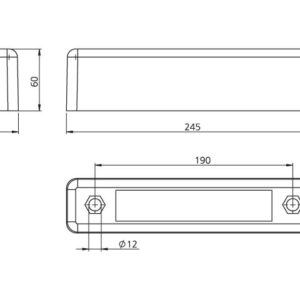 Відбійник гумовий 245х53х60 Турцея - Tent.Ua