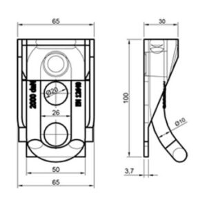 Скоба контейнерна сталь Польща - Tent.Ua