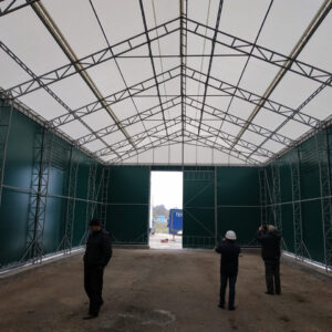 Ангари павільйони для зерна  від TENT.UA, Будівництво швидкомонтованих тентових ангарів. - Tent.Ua