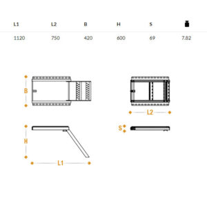 Драбина на 3 сходинки - Tent.Ua