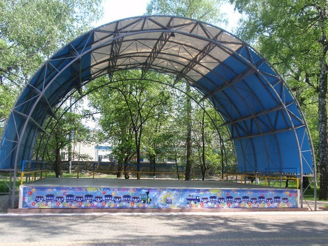 Тентове накриття для сцени, виготовлення тентового накриття - Tent.Ua