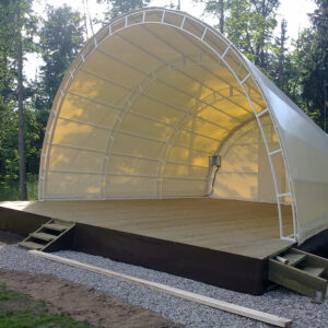 Прозорі ПВХ тенти для сцен - Tent.Ua