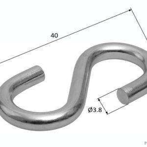 S-крюк тентовый 24.40 - Tent.Ua