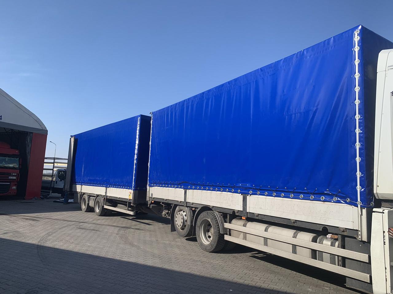 Материал тентовий ПВХ 650 г/м2, матеріал тентовий,синя тентова тканина - Tent.Ua - Зображення 2
