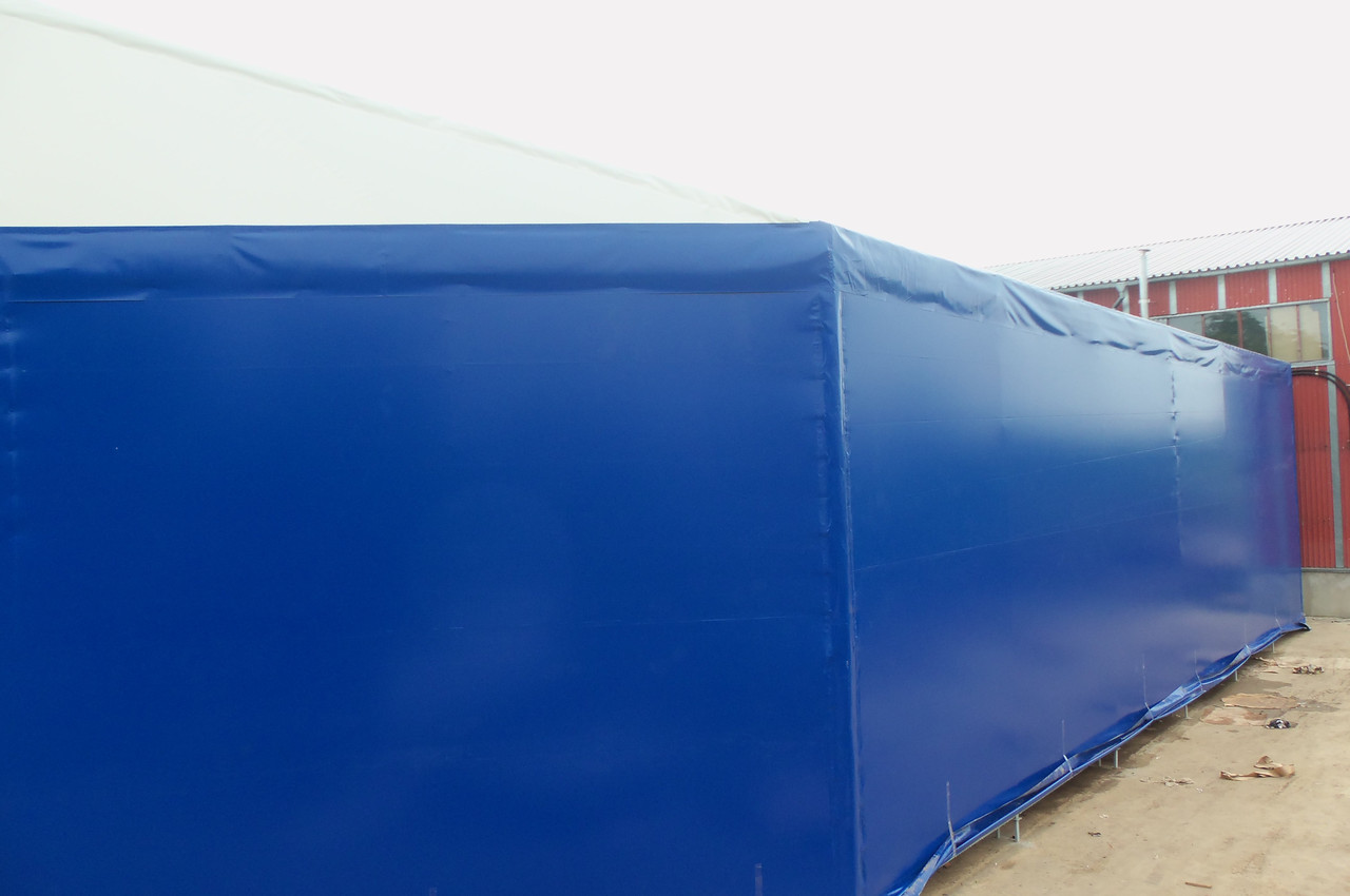 Материал тентовий ПВХ 650 г/м2, матеріал тентовий,синя тентова тканина - Tent.Ua - Зображення 7