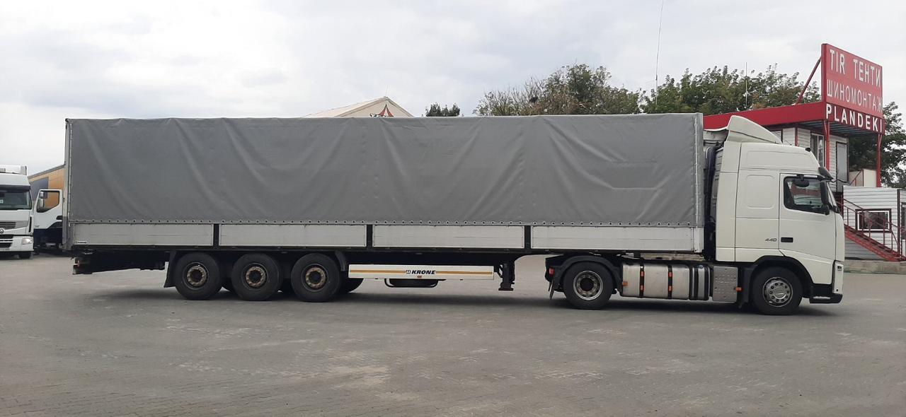 Тентова ПВХ тканина сіра щільність 650 /м2, Корея - Tent.Ua - Зображення 6